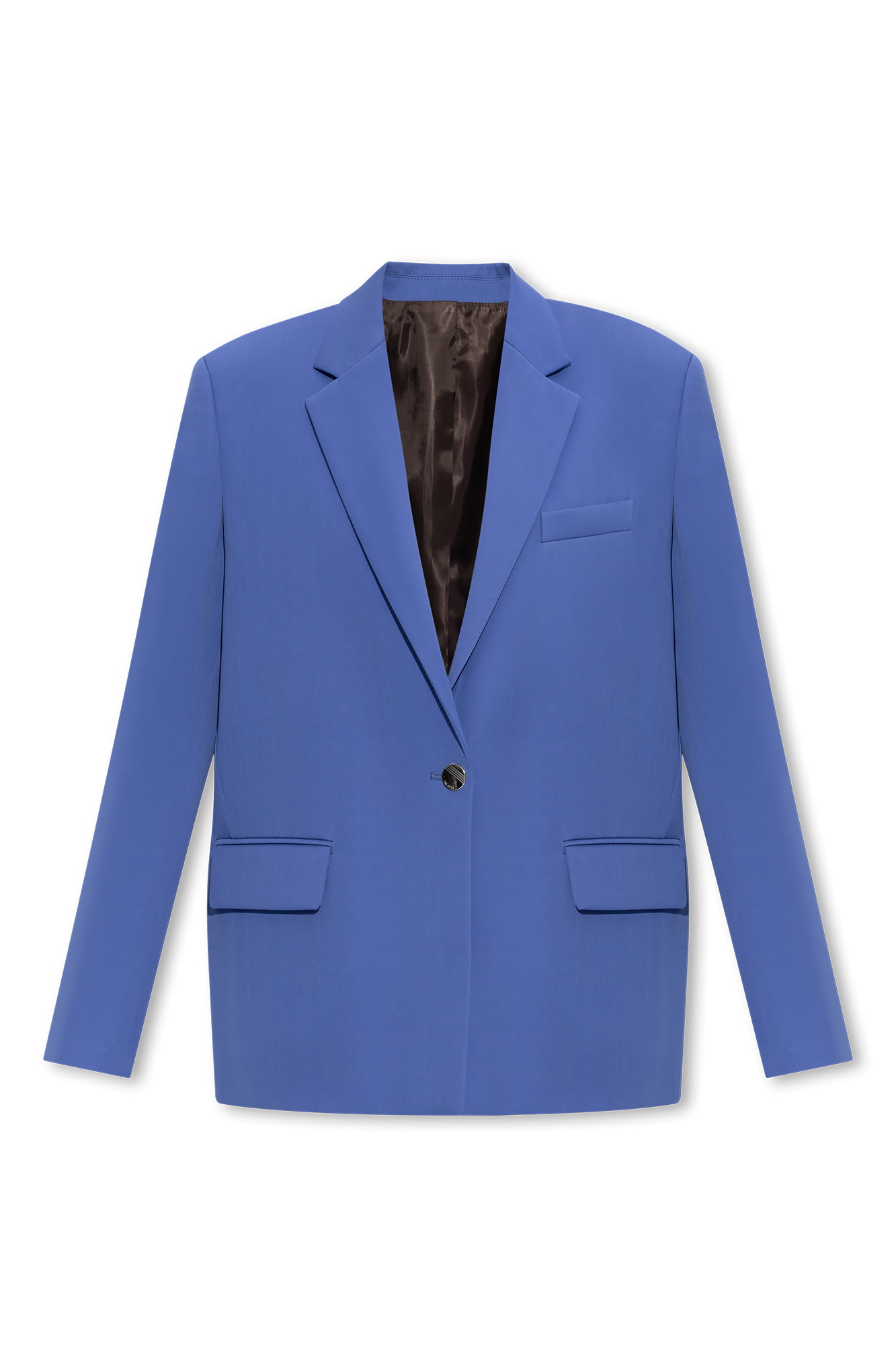 ジャケット THE ATTICO FW23 BLAZER BLUE (237WCG26_W041258) The Attico single-breasted Wool Blazer | Blue | FARFETCH